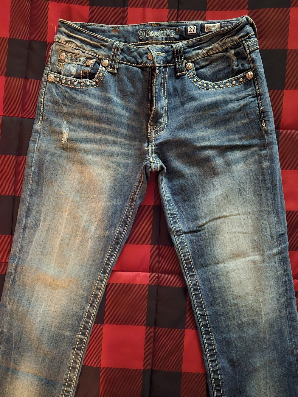 Miss Me Womens Boyfriend Capri's